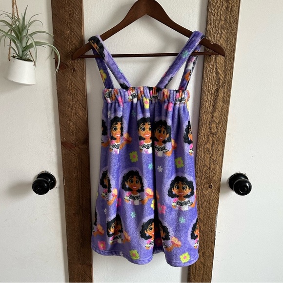 Disney Encanto Girls Bath Robe Blanket Wrap Dress Ultra Soft like new One Size - Picture 1 of 13